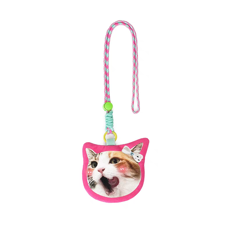 Custom Pet Portrait Mini Pouch with Zipper Perfect for Coins Keys or Small Essentials