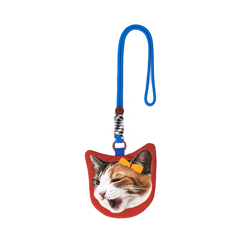 Custom Pet Portrait Mini Pouch with Zipper Perfect for Coins Keys or Small Essentials
