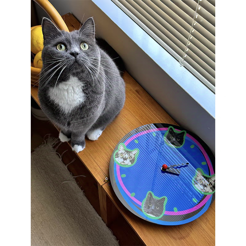 Personalized Pet Wall Clocks Available in Any Color and Any Pattern